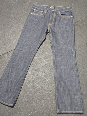 GAP Men's Straight Jeans in Dark Blue Denim